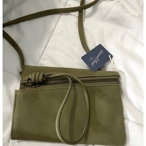 Universal Thread Crossbody Wristlet Bag  -  Small Wallet Purse Olive